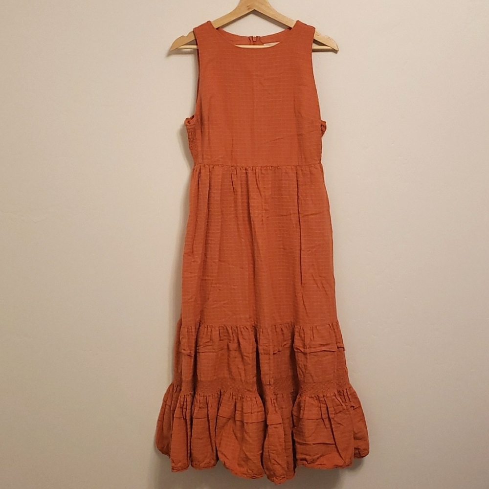 Elegant Pink Sleeveless Dress